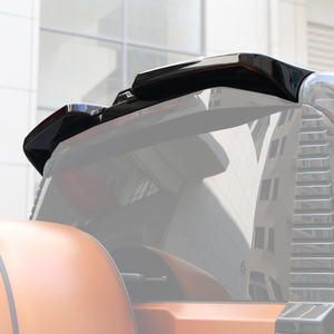 High-gloss black finish on Jetour G700 rear spoiler, offering a smooth surface that is durable and easy to maintain.