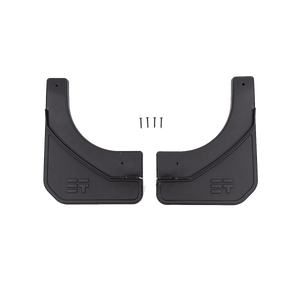 Complete 2-piece mud flap set for Jetour G700 including four mounting screws for easy bolt-on installation without drilling.