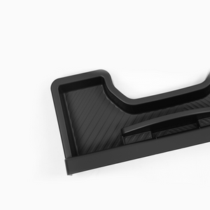 Side view of Jetour G700 TPE behind-screen storage tray showing precise factory-fit and seamless integration