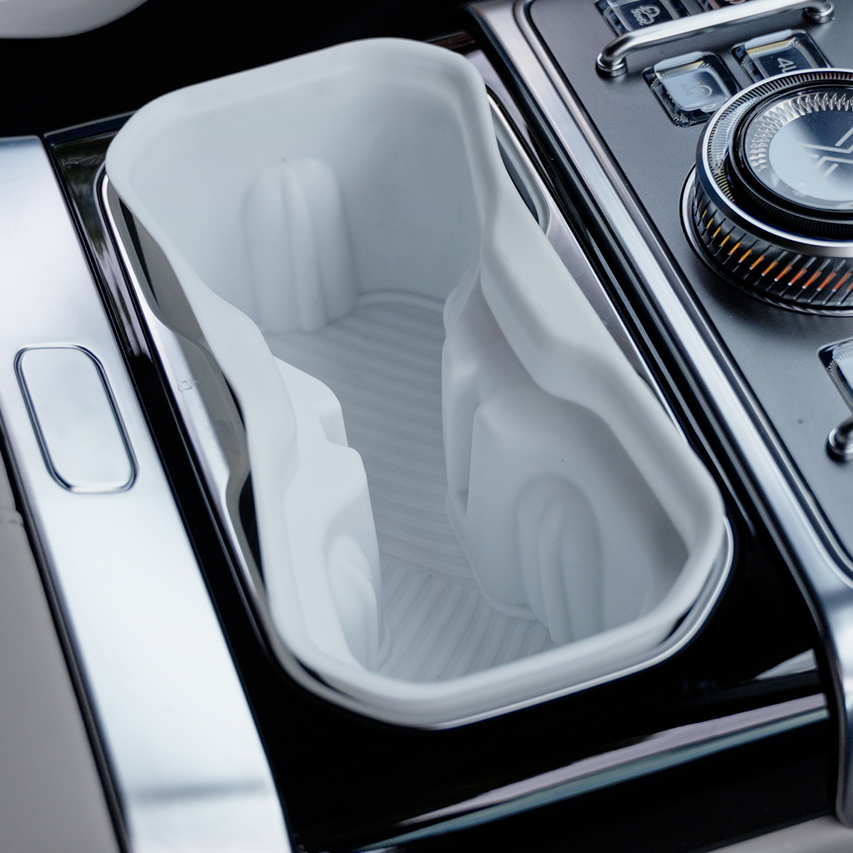 Premium cup holder insert for Jetour G700, anti-slip design, OEM-standard fit, protects cups from spills.