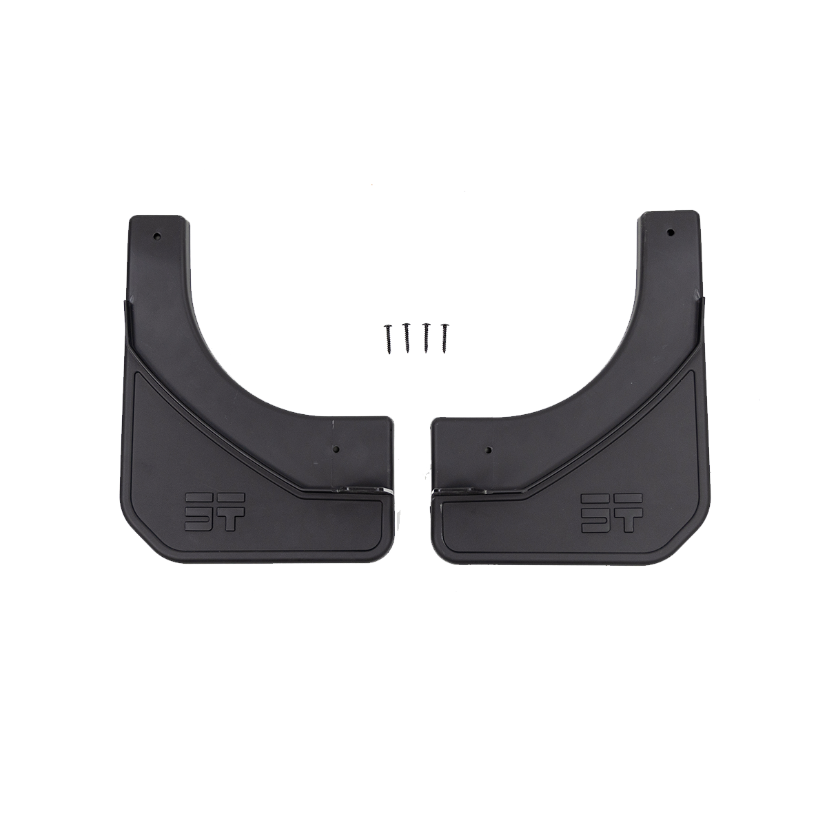 Complete 2-piece mud flap set for Jetour G700 including four mounting screws for easy bolt-on installation without drilling.