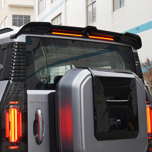 Jetour T2 Sport Rear Wing Installed – Gloss Black Finish